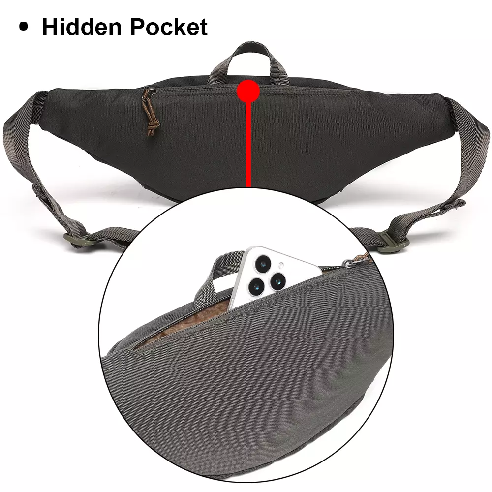 Navy Club Tas Pinggang GJJA Waist Bag - Tas Pria Wanita Crossbody Bags Tas Outdoor