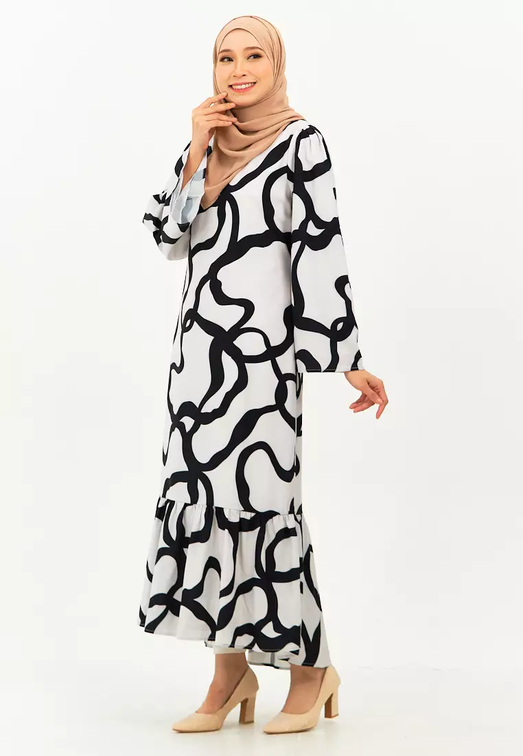 Mable Printed Dress