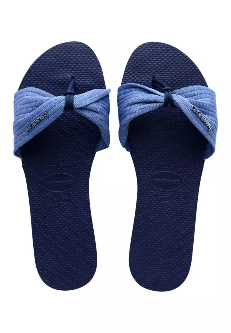 Navy havaianas store women's