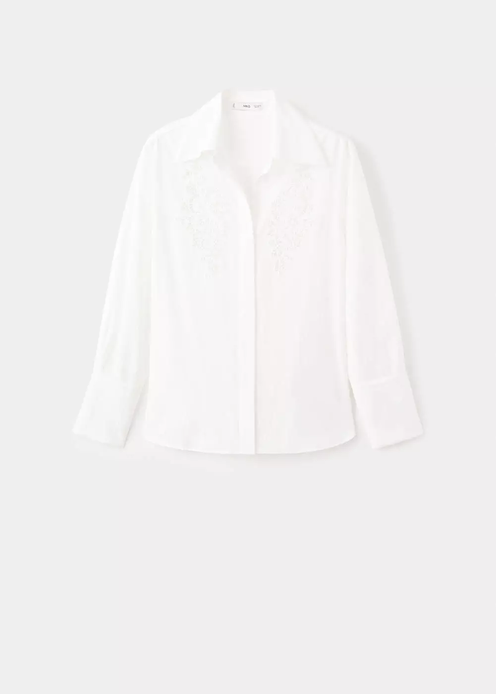 Kemeja openwork bordiran