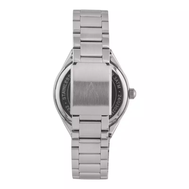 Jam Tangan Pria Christophe Arden CA 2002 MD BSSLG Men Smoke Grey Dial Steel Strap