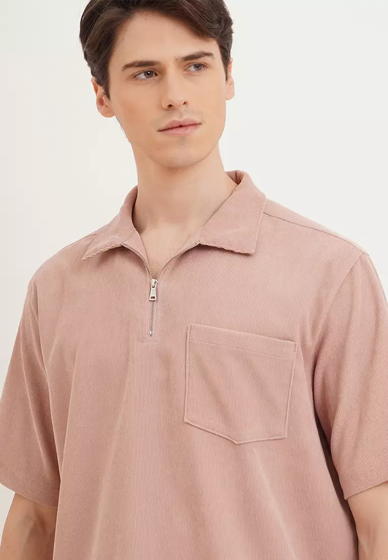 Penshoppe pink cheap polo