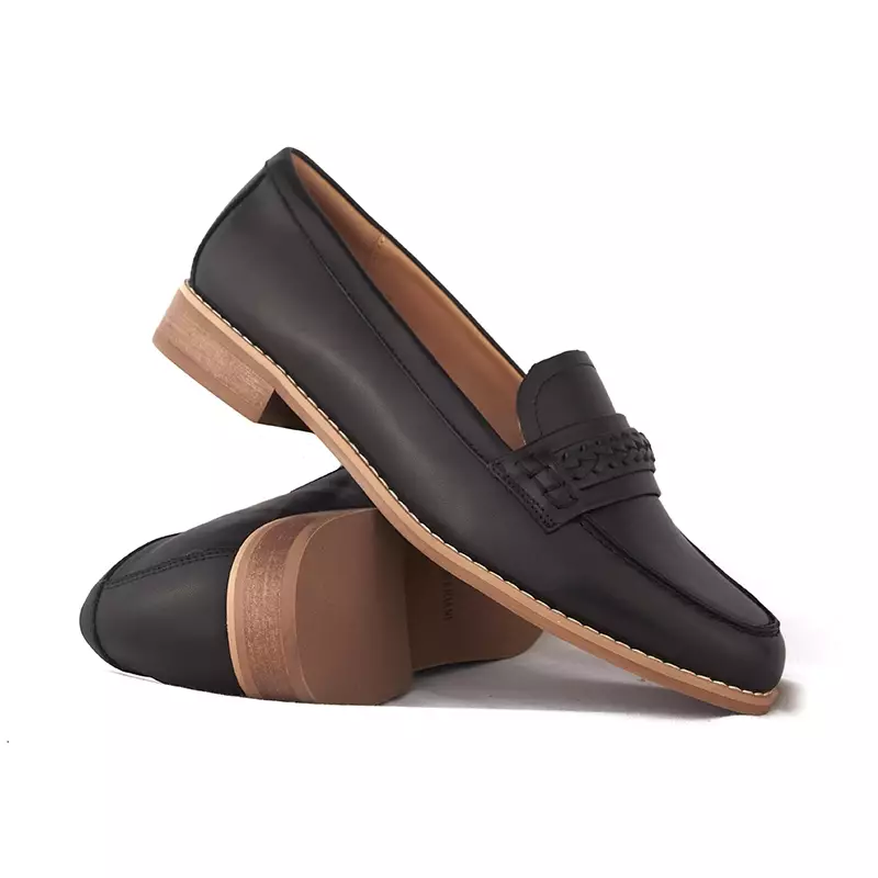 Sepatu Wanita Casual Loafer Gino Mariani Airuna Black