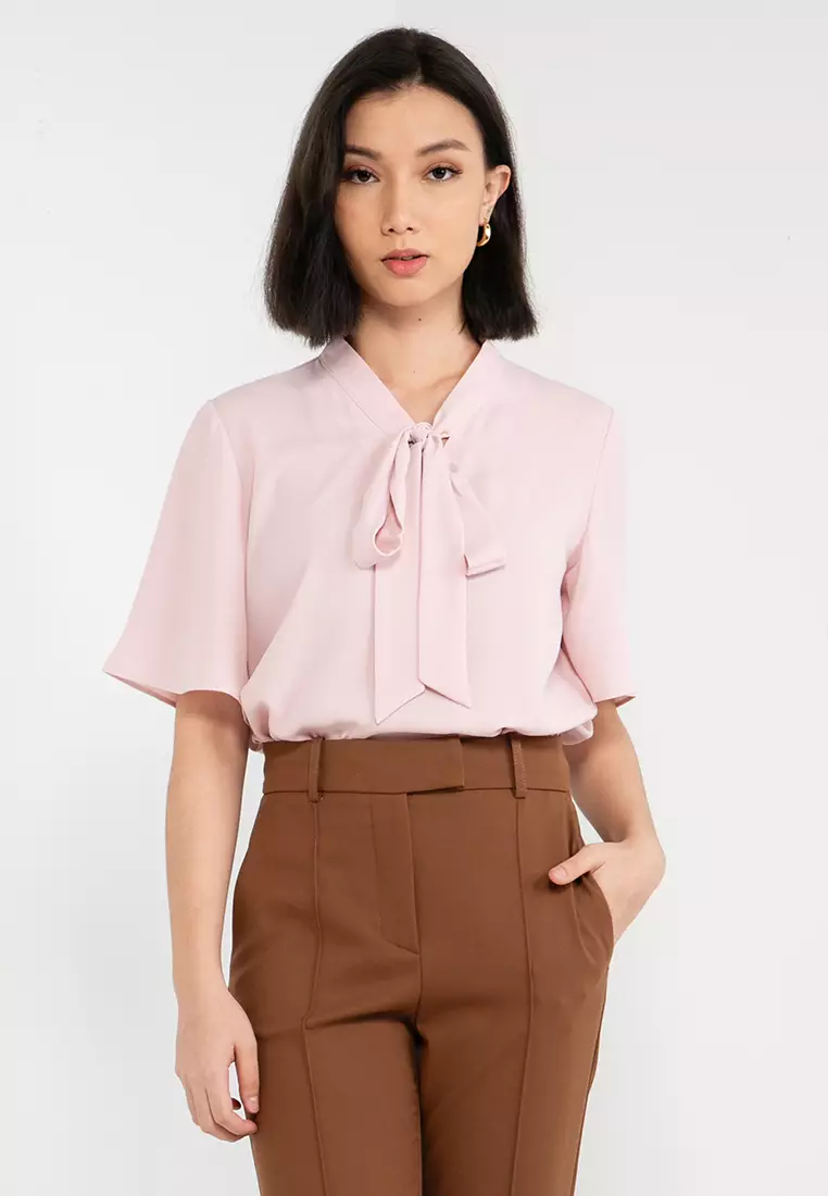 Buy G2000 Stand Collar Blouse 2024 Online ZALORA Philippines