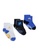 Jordan blue Jordan Unisex Infant's Jumpman 3 Pieces Ankle Socks (6 - 24 Months) - Race Blue 1F3B1KA99D3969GS_2