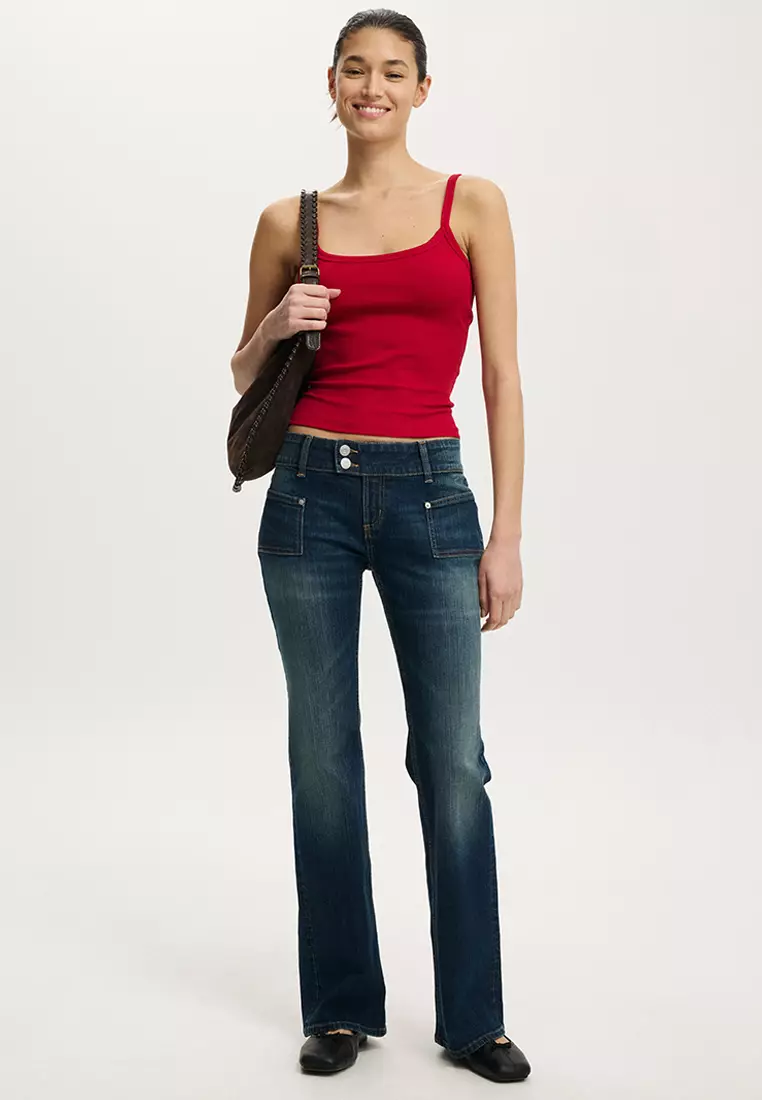 Goldie Rib Scoop Cami Top