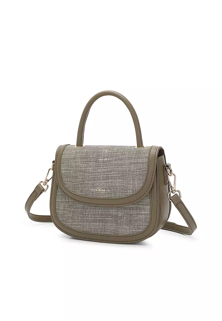 Women's Top Handle Bag / Sling Bag / Crossbody Bag / Shoulder Bag - Fatigue