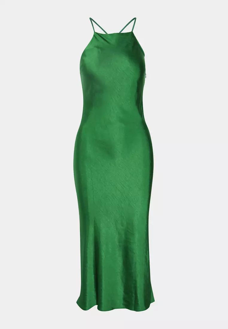 Samaya Satin Midi Dress