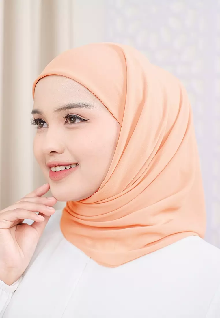 HIJAB INSTAN ALINE - DUSTY ORANGE