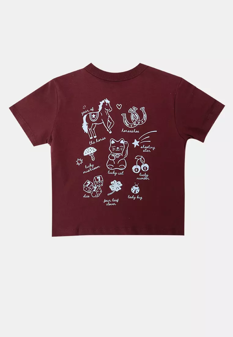 Poppy Graphic Print Tee