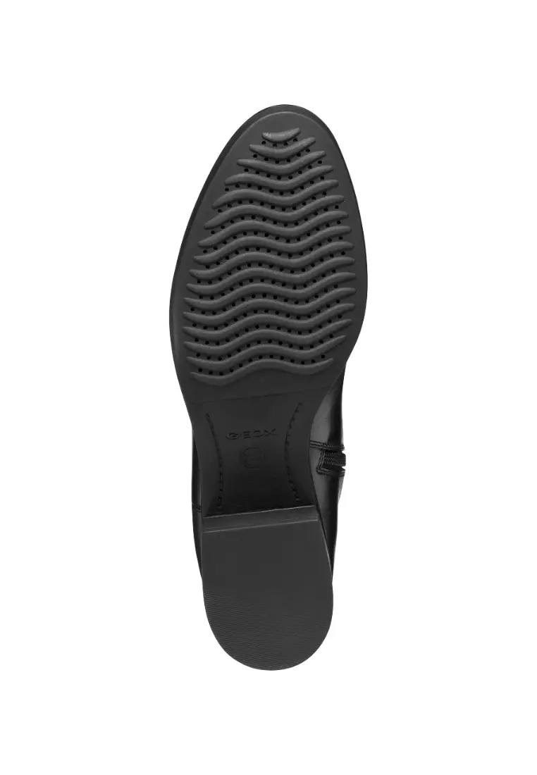 GEOX Ladies Felicity Low heel Ankle Boots - Black D56G1A-00043-C9999F5