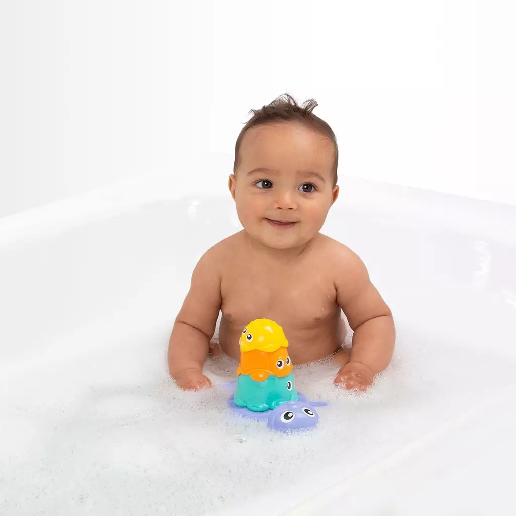 Playgro 123 Stack Me Seal - Mainan Aktivitas Bayi