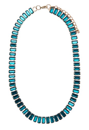Simple Baguette Gemstone Necklace, 飾品配件, esprit outlet尖沙咀項鍊