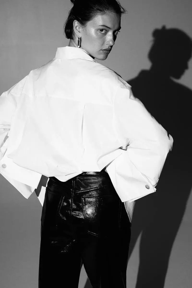 Coated trousers
