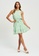 REUX green Aron Mini Dress F0B36AA27D3FFFGS_5