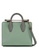 Strathberry green and beige THE STRATHBERRY NANO TOTE TOP HANDLE BAG - SAGE/ DESERT/ SLATE 38436AC767B8BFGS_1