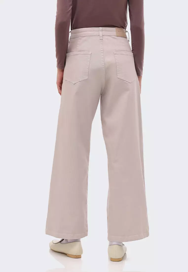 Ria Miranda White Sand Claris Pants
