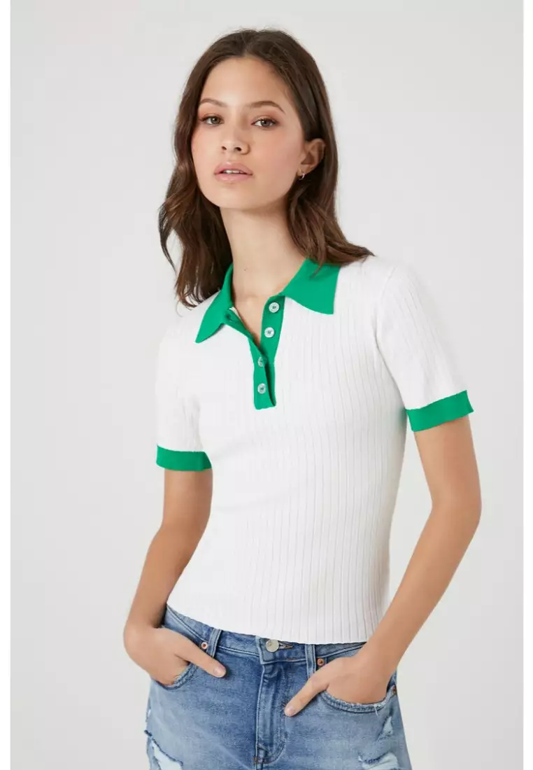 Forever 21 women's polo shirt hot sale