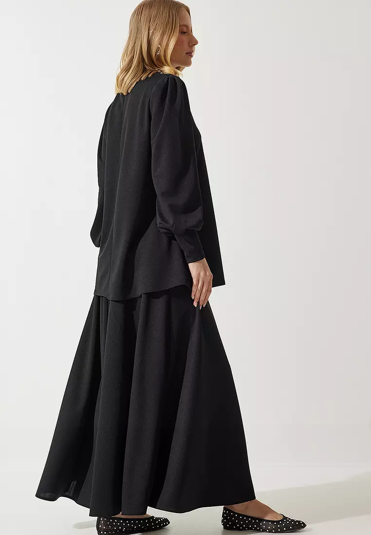 Knit Set with Tunic Skirt