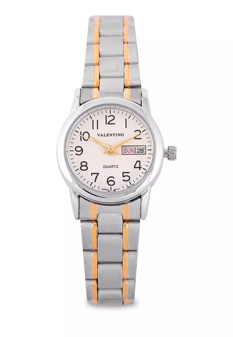 Analog Watch 20122260-Two Tone - White Dial