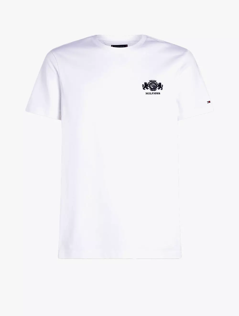 Tommy Hilfiger - Logo Embroidery T-Shirt - White - White