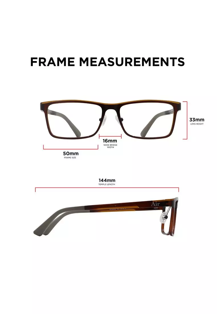 AA8009 (C3-Red/Black) Anti-Radiation Computer Eyeglasses for Men/Women