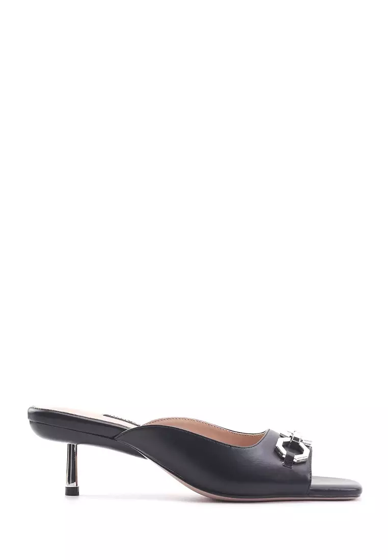 Discount on Nine West  shoes - SKU: Barr Heeled Mules Black