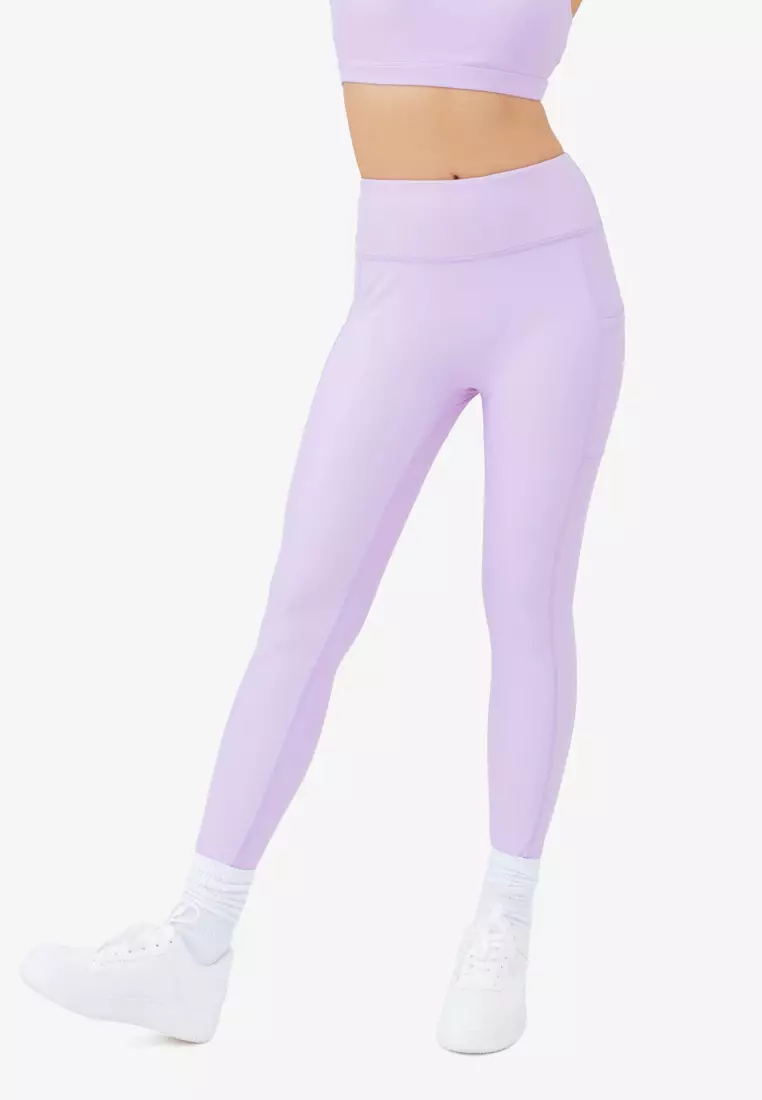 Buy online White Legging With Embroidery At Bottom from Capris