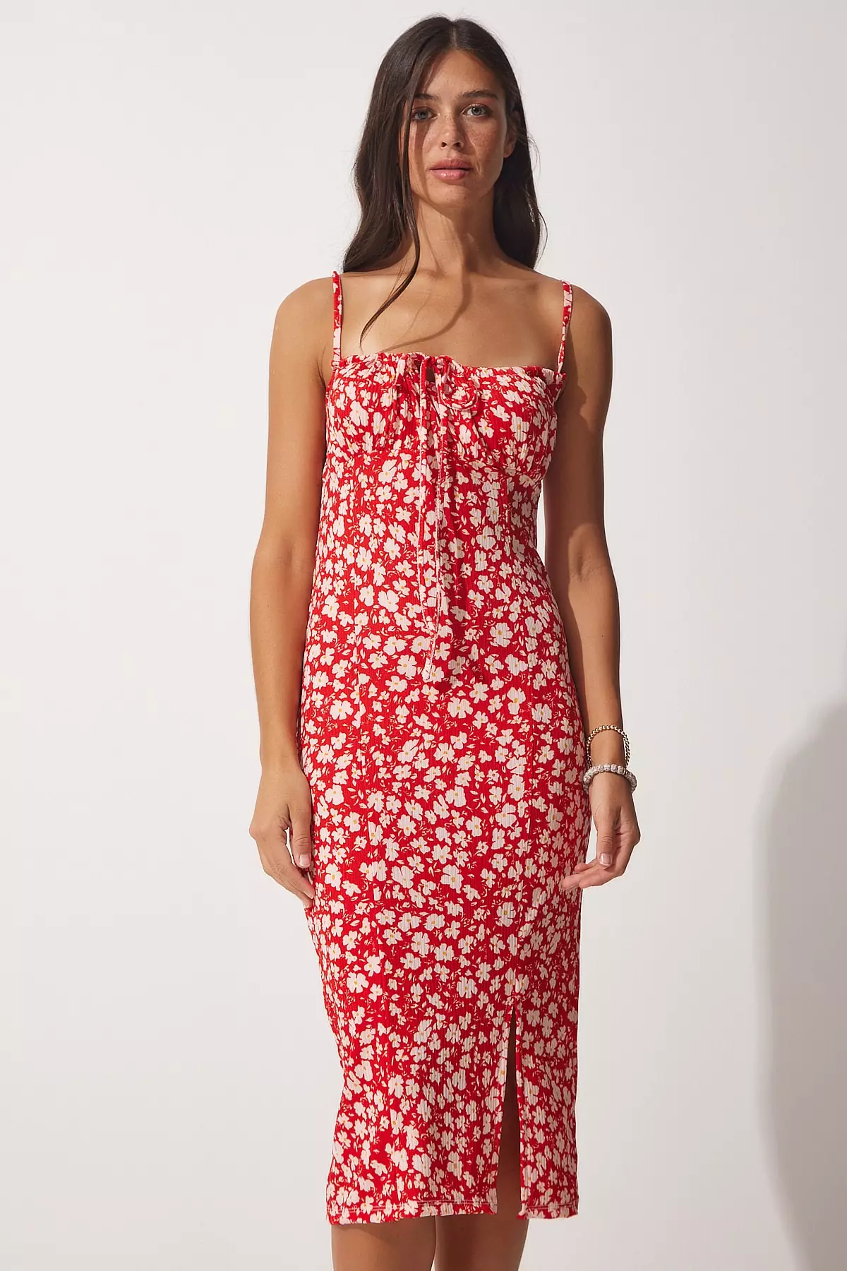 Floral Slit Summer Dress