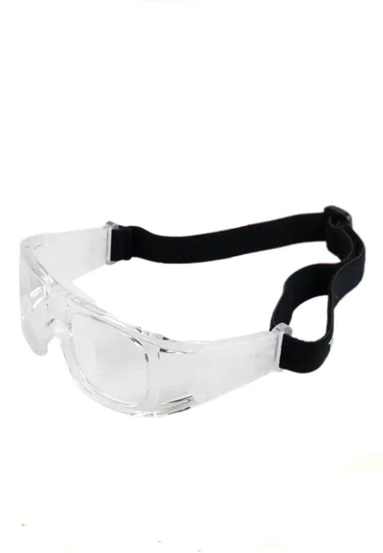 Issay Kacamata Olahraga Unisex Sport Frame Glasses Material Plastic Silicon ORIGINAL - Transparent