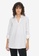 JACQUELINE DE YONG white Mio Long Sleeves V-Neck Long Shirt 4BFF9AAF5BD139GS_1