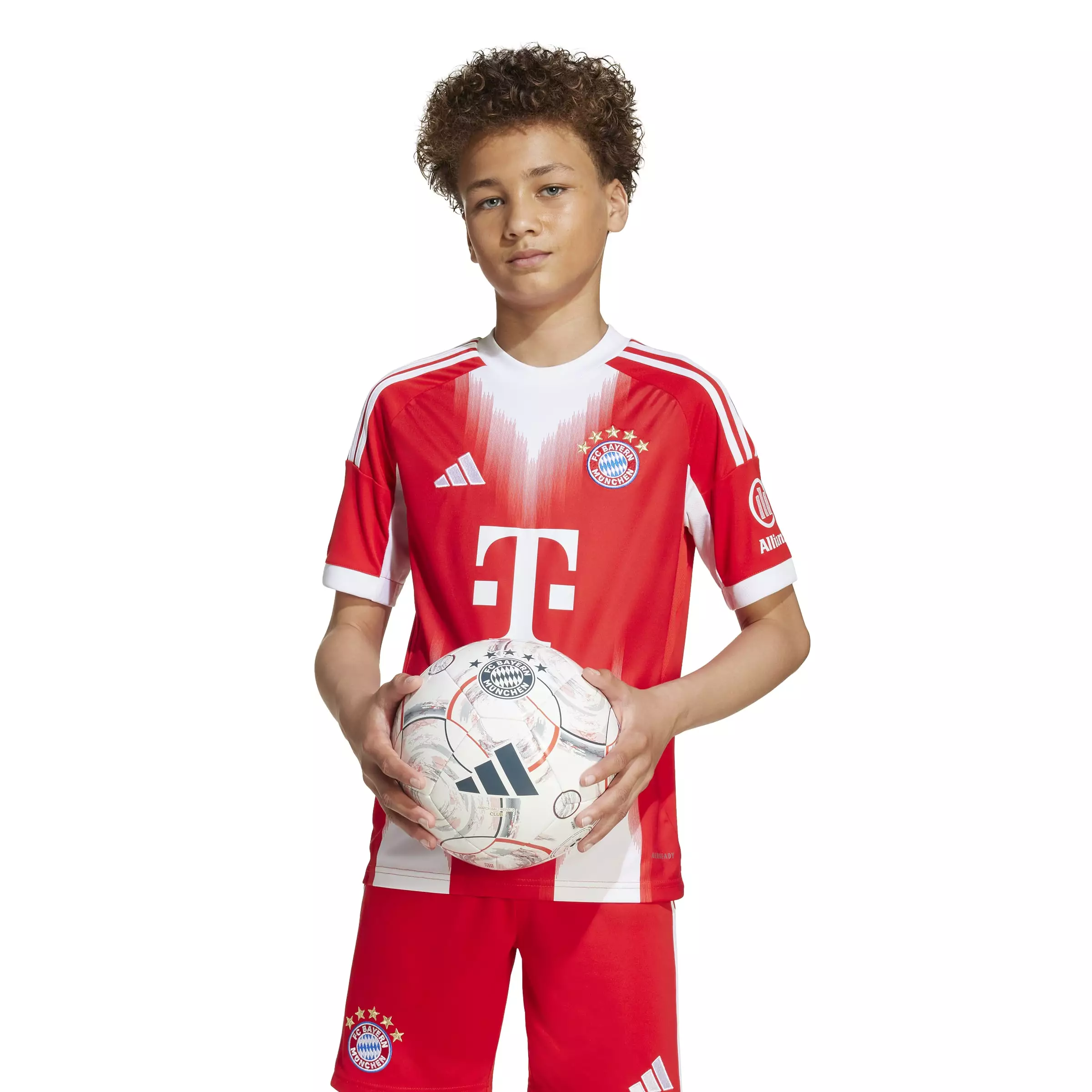 ADIDASFC Bayern 25/26 Home Jersey Kids JN8525 - Jersey Anak (Merah)