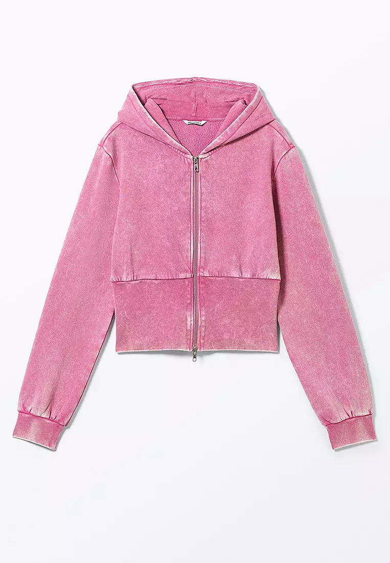 トップス MSCHF CUT OFF HOODIE WASHED PINK BROWN 환영합니다.더엑스샵입니다.