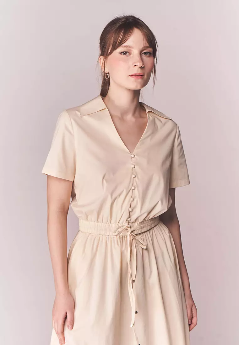 Plains & Prints Solstice Bourne Short Sleeve Top