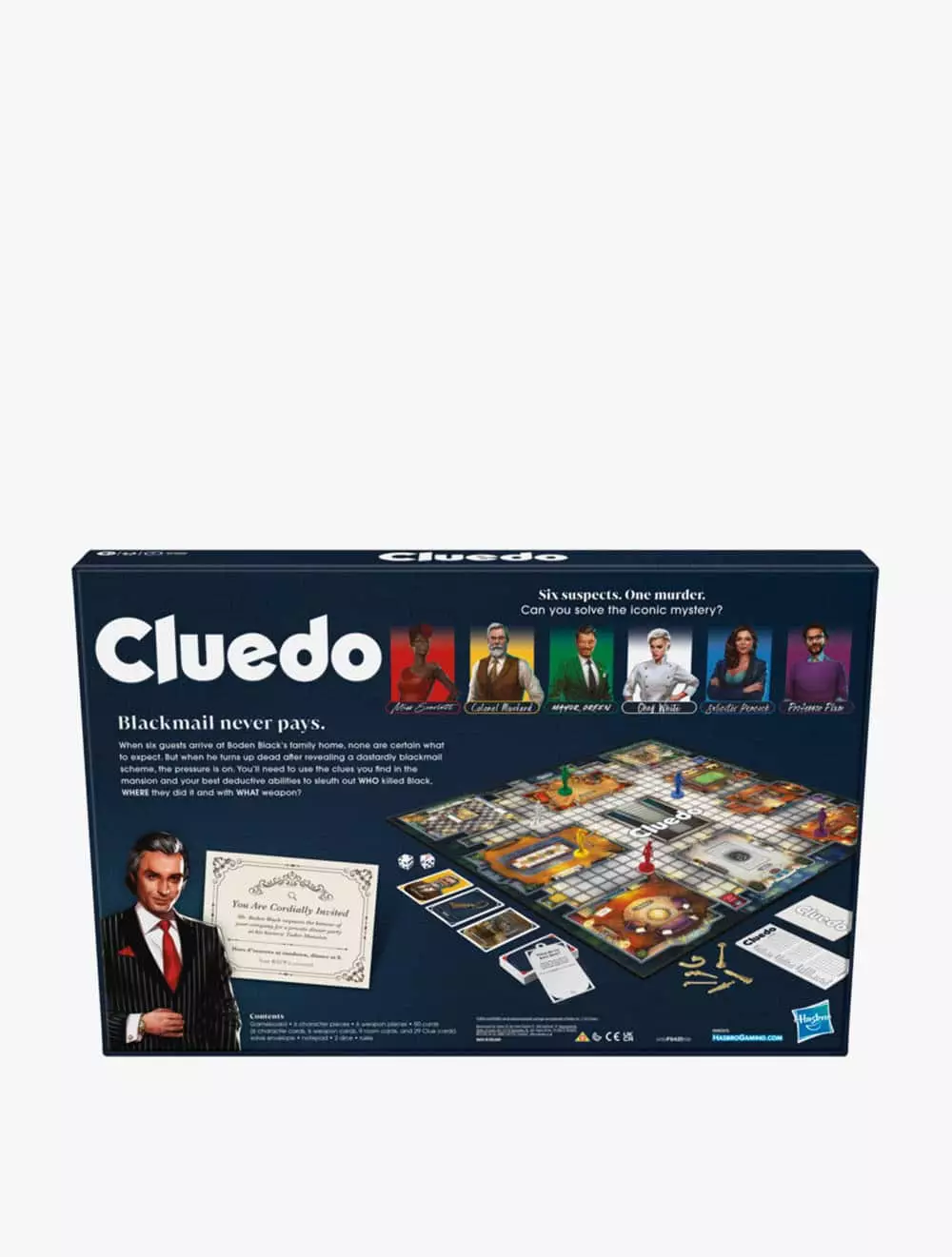 Clue Board Game - GSSF6420 - Multicolor