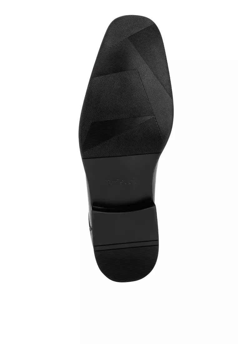 Quantum Black Derby Shoes