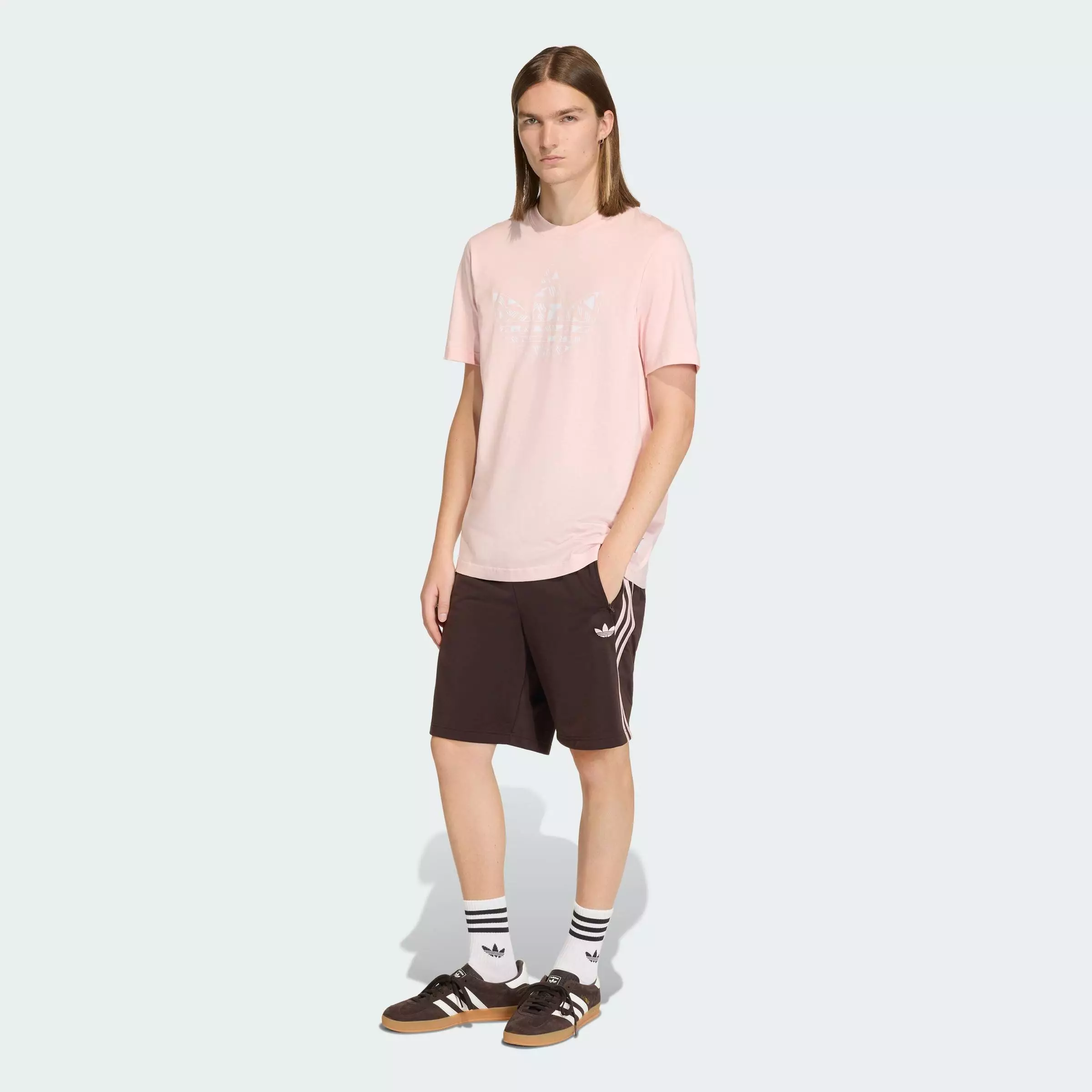 Lifestyle TREFOIL SERIES T-Shirt Men Pink KT3092