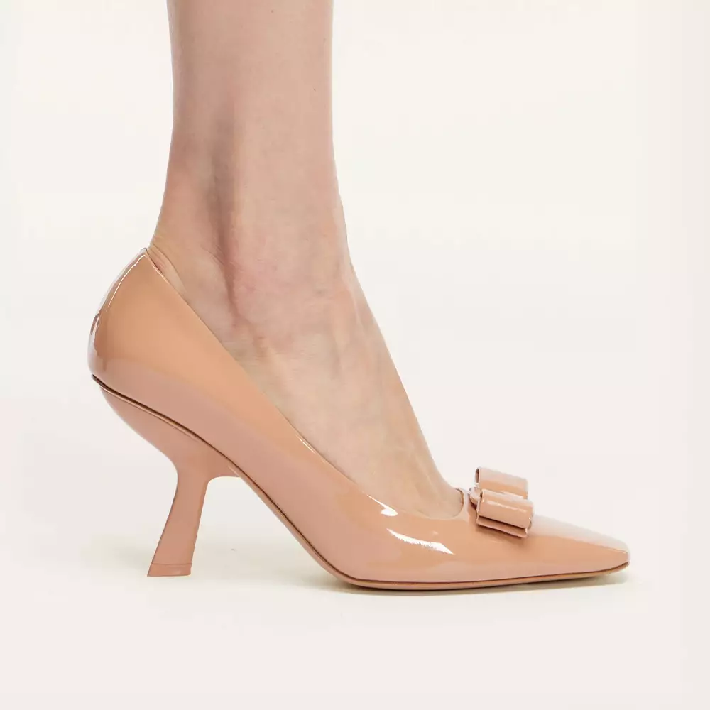[4.4PRIL KEJUTAN HARGA] Vara Bow 85 Patent Pumps Amaretti