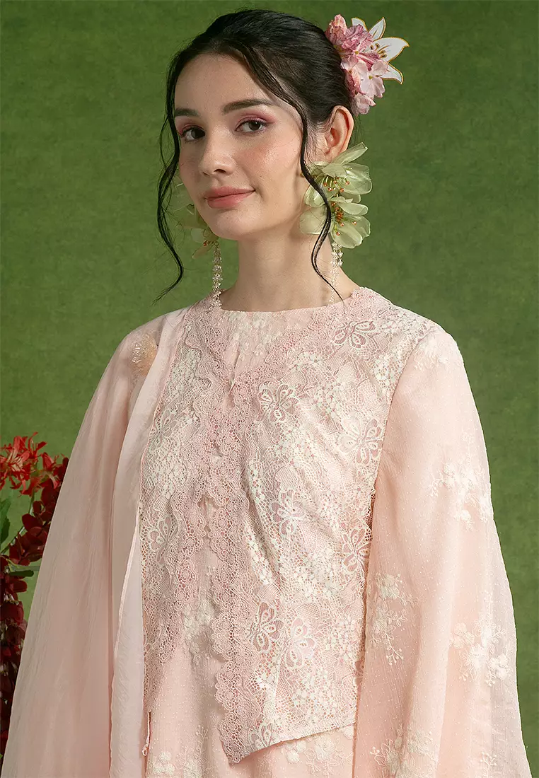 Valeria Kurung Labuh with Shawl Set