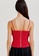 Love, Bonito red Ashlynn Pleated Knot Front Camisole D8826AA7ADE147GS_4