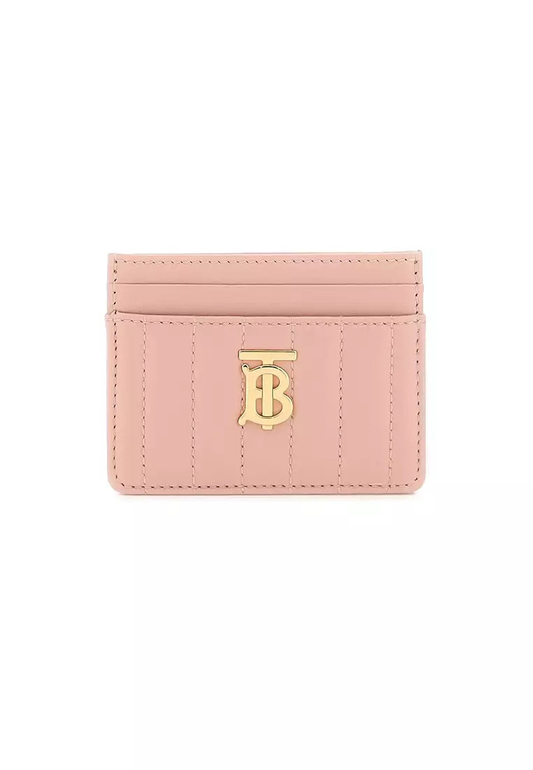 Buy BURBERRY BURBERRY Quilted Leather Lola Card Case Dusky Pink
