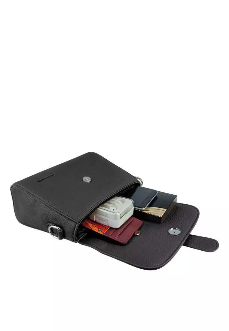 Pierre Cardin Tas Wanita Hand Bag Casual Tas Kerja Selempang Hitam 9121534501BLA