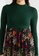 Desigual green Long Tulle Floral Printed Dress 7365CAA81D3130GS_2