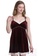 QuestChic white and red and multi Aurellie Red Velvet Padded Chemise 1319DAA3FC38E2GS_4