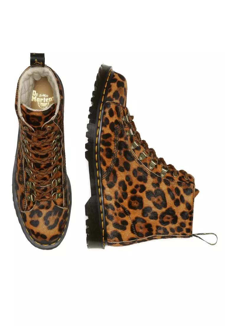Leopard print dr martens boots best sale