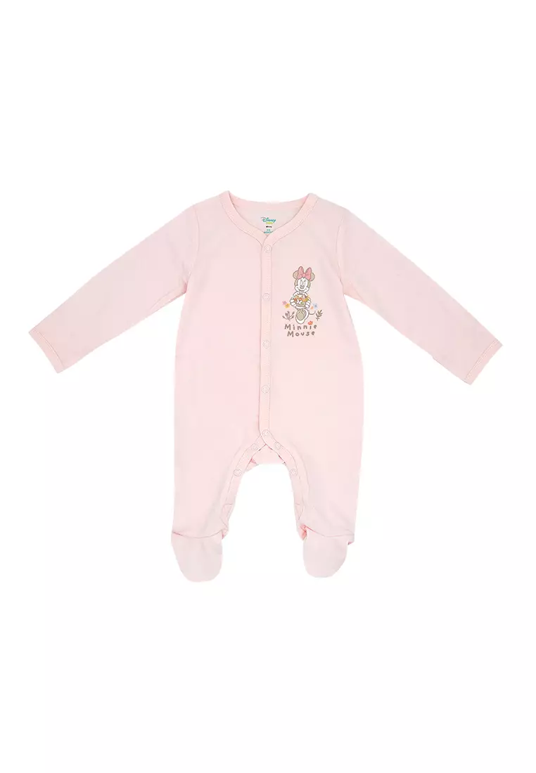 Baby Girl Licensed Newborn Essentials Sleepsuit Pack of 2 "Pretty as Flower"