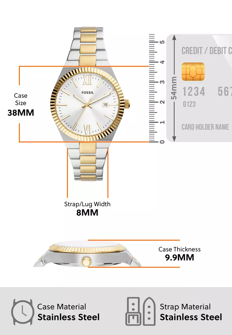 Buy Fossil Scarlette Watch ES5259 2023 Online | ZALORA Singapore