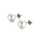 Glamorousky white Simple and Fashion Geometric 10mm Imitation Pearl 316L Stainless Steel Stud Earrings 162F1AC307F80CGS_1