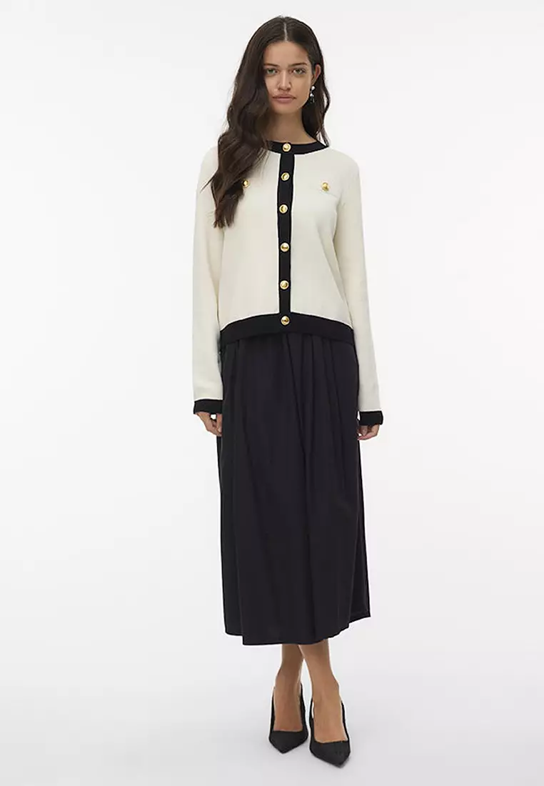 Long Sleeve Round Neck Cardigan