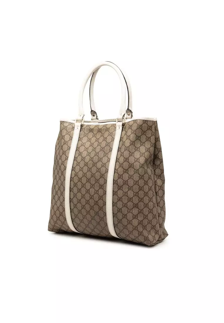 Pre-Loved Gucci Gg Supreme Joy Vertical Tote